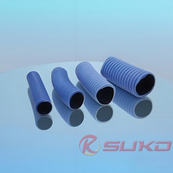 Double Wall Conductive PTFE Corrugated Hose Double Wall Conductive PTFE Corrugated Hose